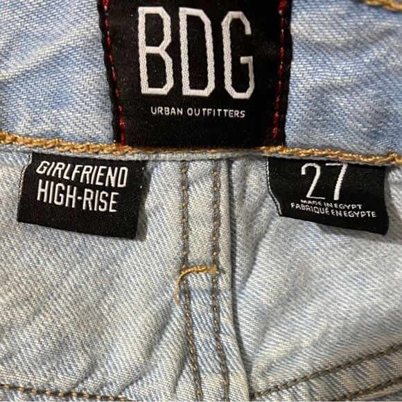 BDG Urban Outfitters Girlfriend High-Rise Jean Shorts - Picture 3 of 4
